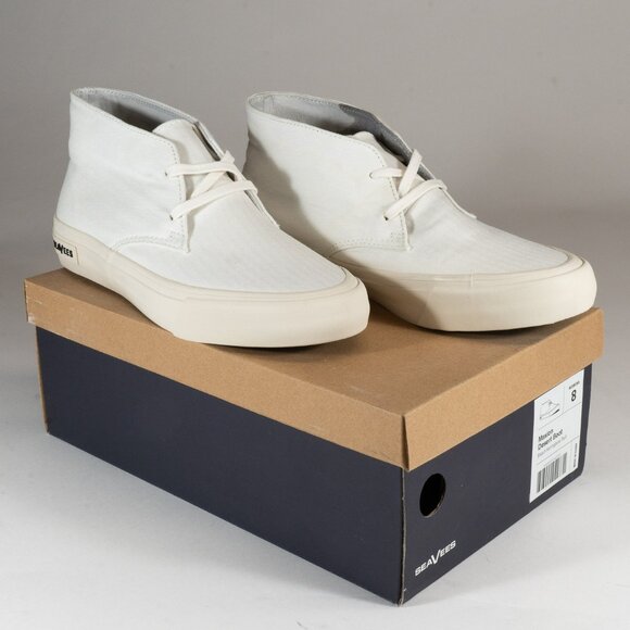 Seavees Maslon Desert Boot Bleach Herringbone Twill, Womens Size 8 - Picture 4 of 5